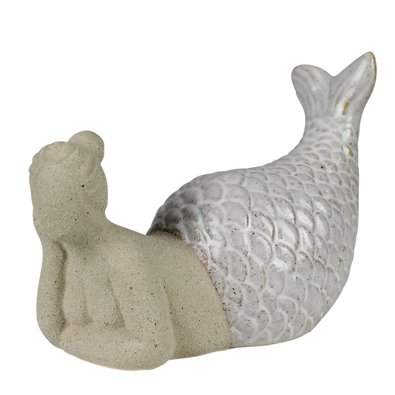 Laying Mermaid, Ceramic