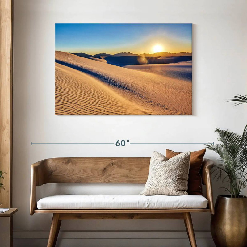Alvord White Sands Sundown, 30" H x 45" W