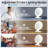 Magnifying Mirror With Light 30X, Double-Sided 1X/ 30X Magnifying With Tweezer, 2000Mah 3 Colour Modes With Adjustable Brightness,Foldable,(White)