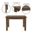 Dejon Rectangular Solid Pine Farmhouse Dining Table-87784570-87785163