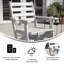 Chaise de salle à manger toutes saisons avec porte-gobelet pliable Adirondack-1447667984