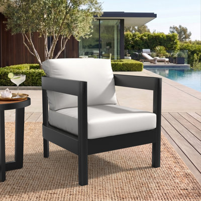 Coussin de chaise longue d'extérieur avec tissu Sunbrella