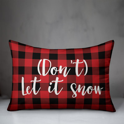 Plaid Reversible Throw Pillow