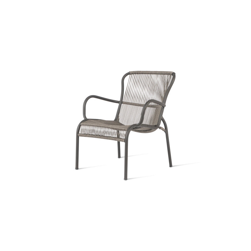 Loop Outdoor Lounge Chair, Gray