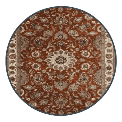 Tapis brun lavable à la machine