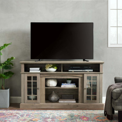 Classic TV Media Stand Modern Entertainment Console For TV Up To 65" With Open And Closed Storage Space