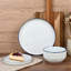 Waterside 12pc Stackable Colour Rim Porcelain Dinner Set-124792282
