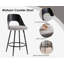 Kawakami Upholstered Counter Stool with Metal Frame-911487370