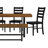 Amarapal Solid Wood Top Double Pedestal Dining Set-918515769