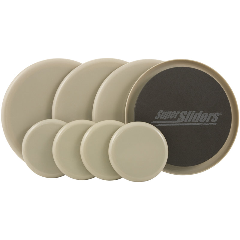 Tan Assorted Size Reusable Furniture Sliders Set