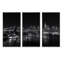 Noir, blanc, image de l'horizon de Manhattan - ensemble d'art mural encadré colonial sur 3-2116785678-2116785684