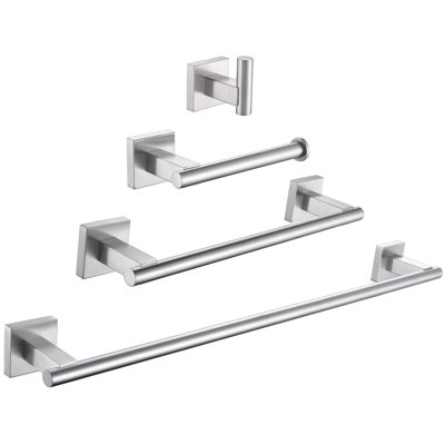4 - Piece Bathroom Hardware Set