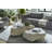 Cast Boulder Coffee Table, Roman Stone, SM