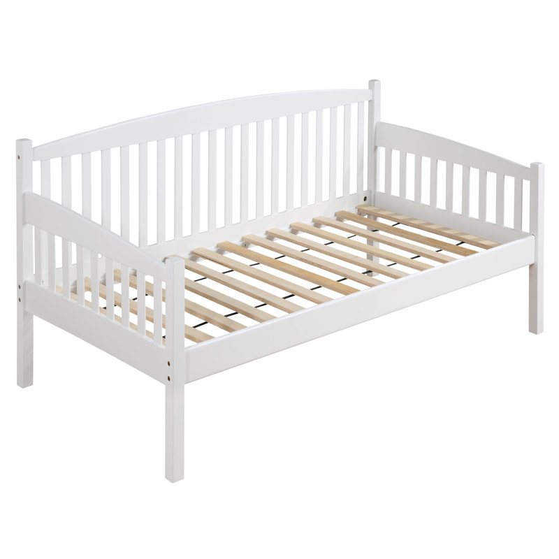Marley Slatted Back Twin Daybed, White