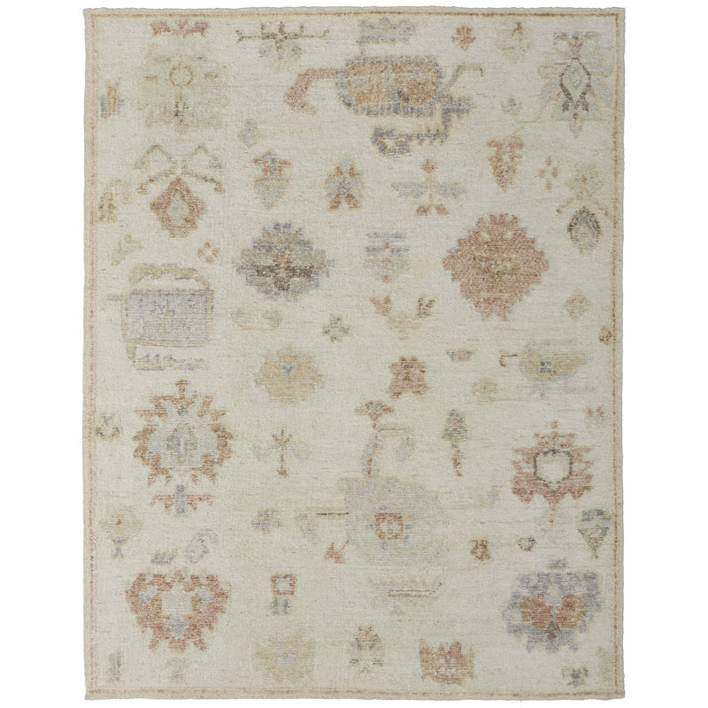 Grafton Wool Floral Area Rug, Rectangle 7'9" x 9'9"