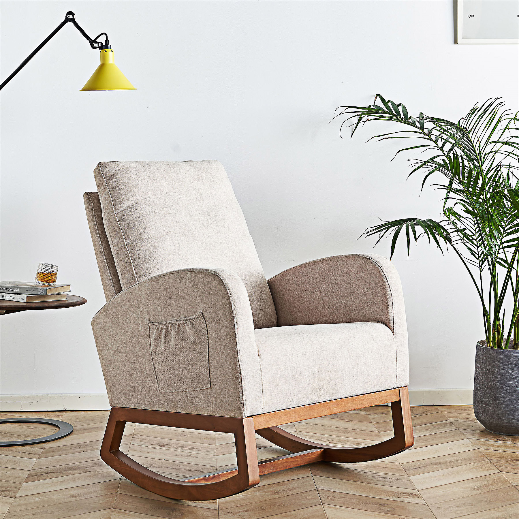 Ebern Designs Modern Rocking Chair Accent Chair - Wayfair Canada