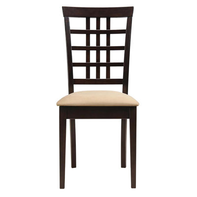 Chaise d'appoint à dossier en treillis (ensemble de 2)