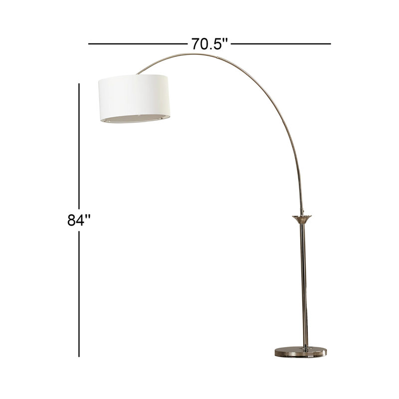 Lampe sur pied arquée 84 po Wagga Wagga