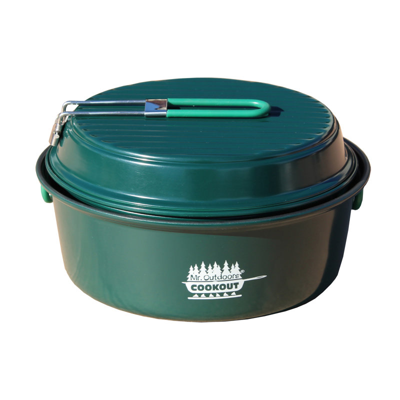 King Kooker Aluminium 4 pièces Ensemble de cuisine de camp