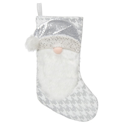 Polyester Glam Santa Stocking