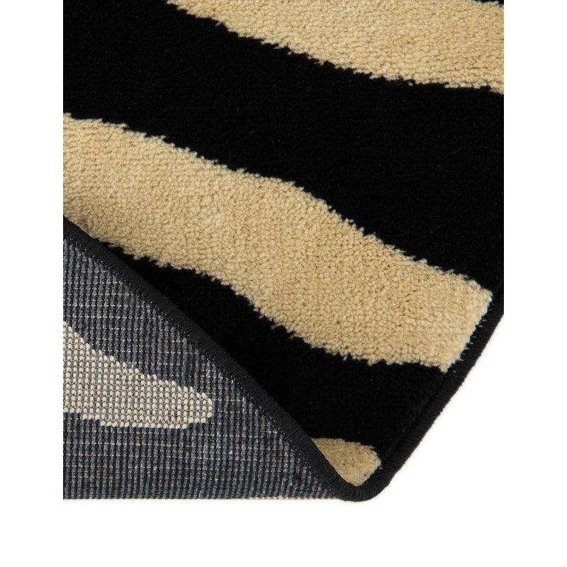 Tapis noir Testerman, Ovale 4 pi 1 po x 6 pi 1 po