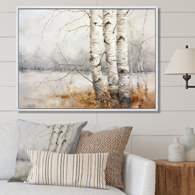 Minimalism Tree Birchs Breath I - Tree Birch Wall Art