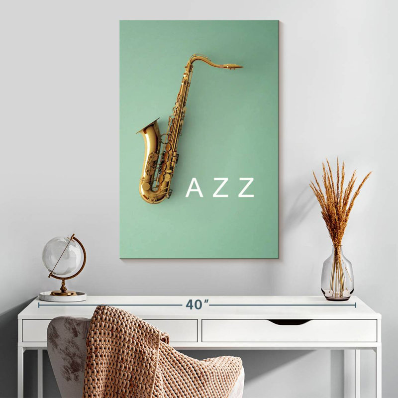 Abarca Jazz Saxophone, 30" H x 20" W
