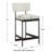 Uttermost Apsley Black Counter Stool
