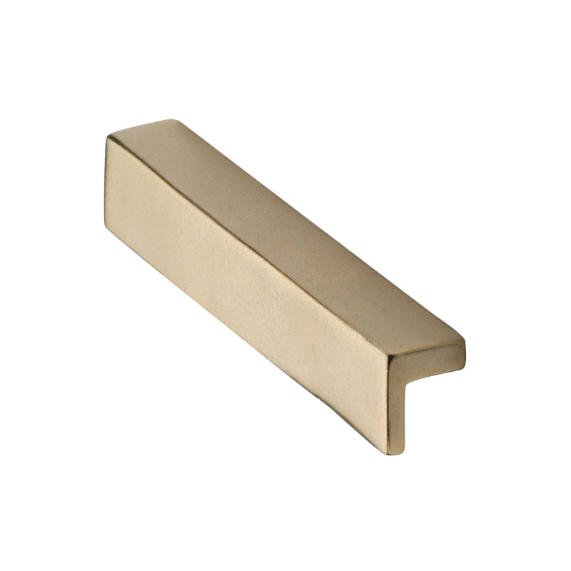 Poignée d'armoire en L, Bronze naturel, 8