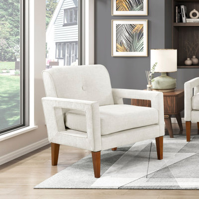 Fauteuil 1 pièce Modern Living Chenille