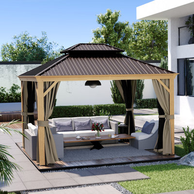 Pavillon de jardin en aluminium