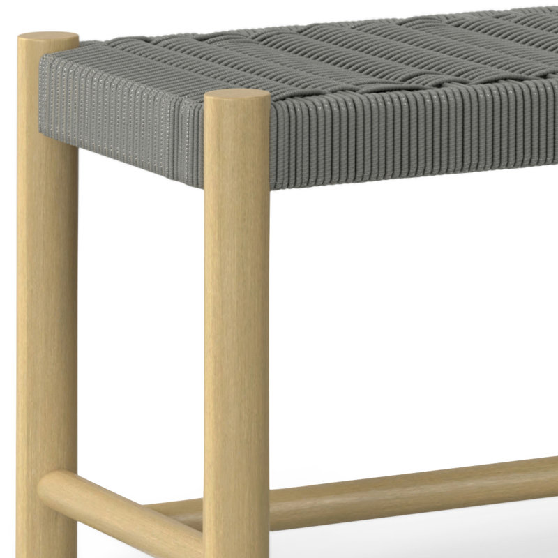 Dahlia - banc d'intérieur extérieur - gris