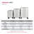 3-Piece ABS Hardshell Luggage Set with Password Locks (20", 24", 28")