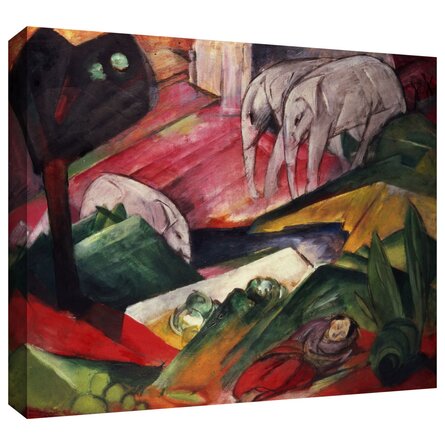 The Dream by Franz Marc - Wrapped Canvas Print