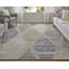 Elias Modern Diamond Ivory Area Rug-733992033