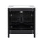 30" Bathroom Vanity With Ceramic Sink, Single Bathroom Cabinet With 2 Doors And A Shelf, Soft Close Doors, Bathroom Vanity-375443478