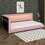 Lit plateforme en L en forme de L avec ports USB et ceinture à DEL et espace de rangement, structure de lit plateforme capitonnée en lin-374580752-374580767