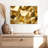 " Golden Abstract Canvas Print "-2132837232