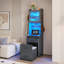 Tall Dressing Table with Motion Sensor 3-colour lighting, Foldable Cosmetic Mirror, Charging Socket,-629140540