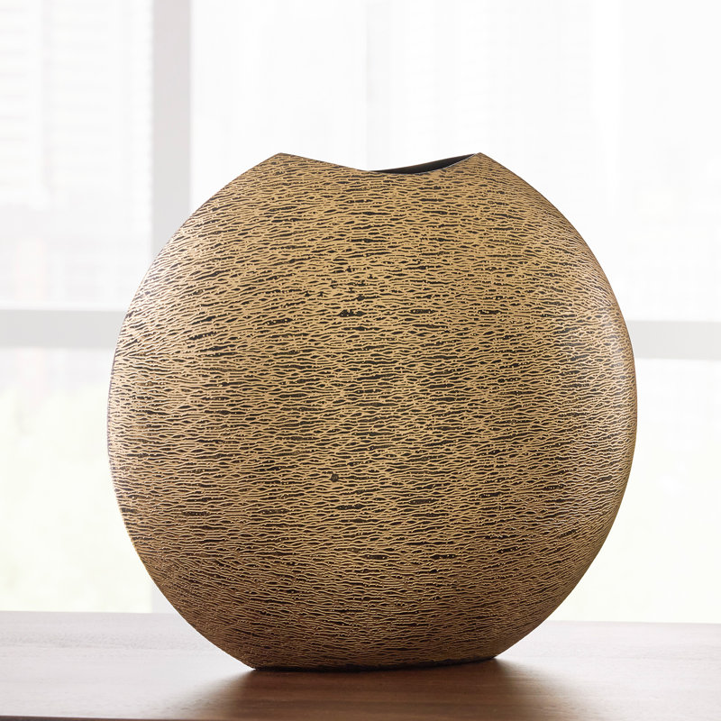 Vase de table Ceca, H 11,5 po x l 12,5 po x P 4,5 po