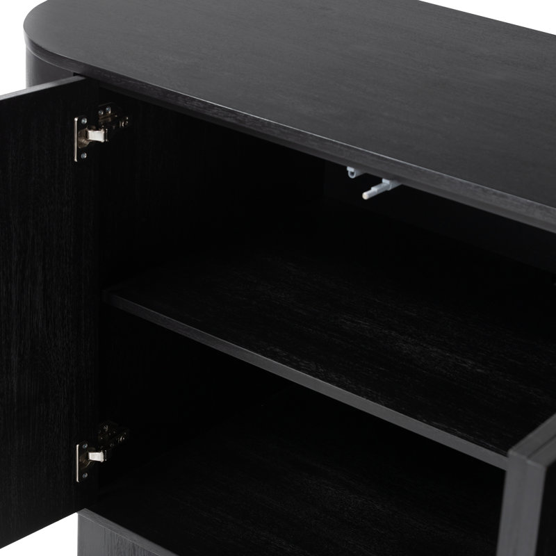 Paden Sideboard, Aged Black Acacia