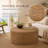 30'' Coffee Table with Natural Material