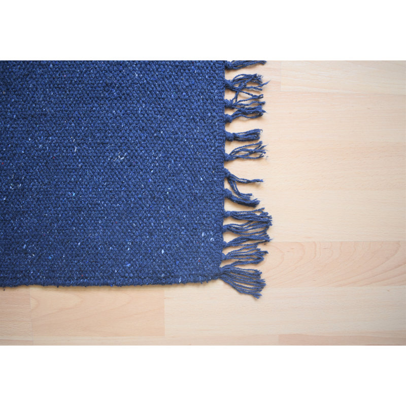 Kenedy Solid Colour Hand Woven Indoor / Outdoor Area Rug, Rectangle 60 x 90cm
