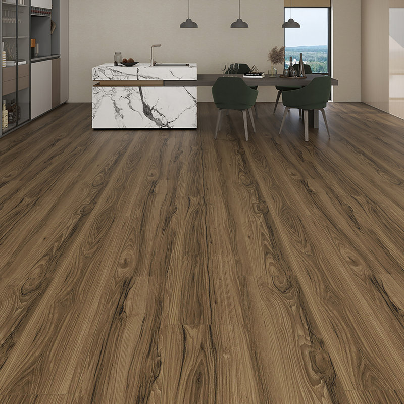 48"X7.17"*5mm Waterproof Rigid Core Luxury Vinyl Plank Flooring, Golden Oak
