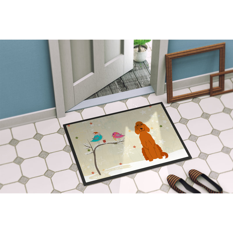 Tapis de porte d'extérieur irlandais Humboldt, Rectangle 2 pi x 3 pi