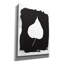 Toile épique «Nature by the Lake Leaves 3 Black» par Piper Rhue, art épique, 26 po x 34 po-106173578
