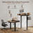Electric Height Adjustable Desk with Storage Shelf,Standing Desk with 3 Drawers for Home Office-1213929996-1213929992