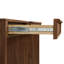Bureau d'écriture en noyer naturel 55 "Collins