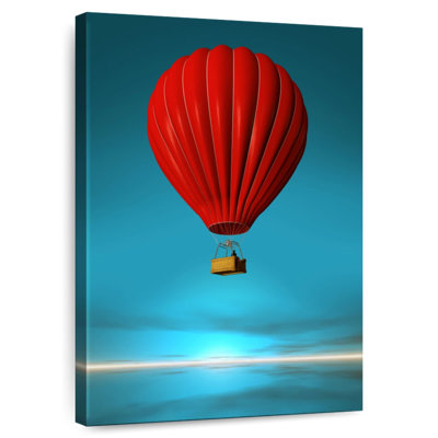 Montgolfière rouge Mehar