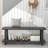 47" Industrial Entryway Bench with Storage